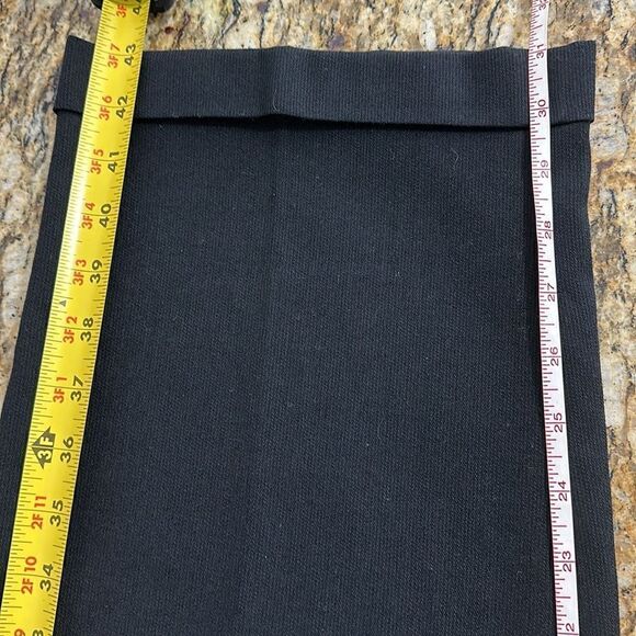 Yves Saint Laurent Black Wool Blend Pleated Front Classic Fit Pants Size 38 x 32 - Picture 9 of 11